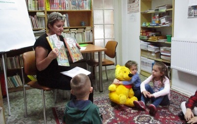 Zdjęcie do Krzykosy - PRZEDSZKOLAK W BIBLIOTECE - Kubuś Puchatek ma 95 lat