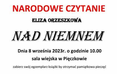 Zdjęcie do Narodowe Czytanie